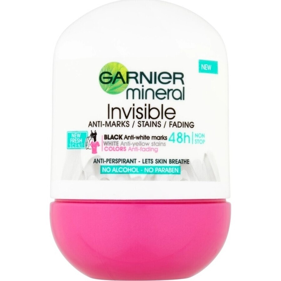 Garnier Bola Invisible Antitranspirante 1×50 ml, roll-on