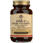 Solgar Ester-C plus 500 mg de vitamine C non acide avec complexe de bioflavonoïdes 50 gélules 1×50 cps, complément alimentaire