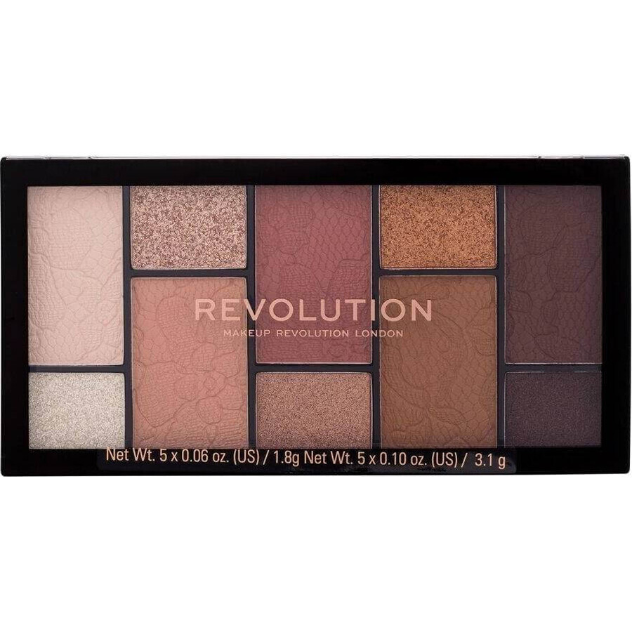 Revolution, Reloaded Dimension Shadow Palette Neutral Charm, palette ombretti 1×24,50 g , palette ombretti