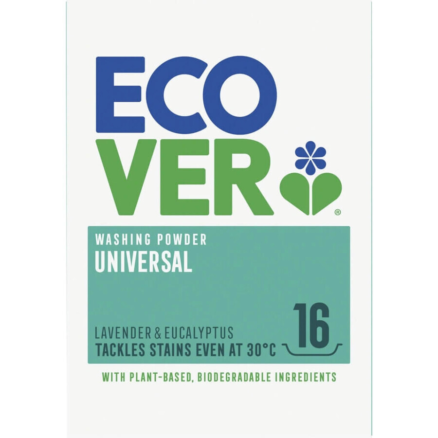 ECOVER Washing Powder Uni 1x16 PD, Washing powder