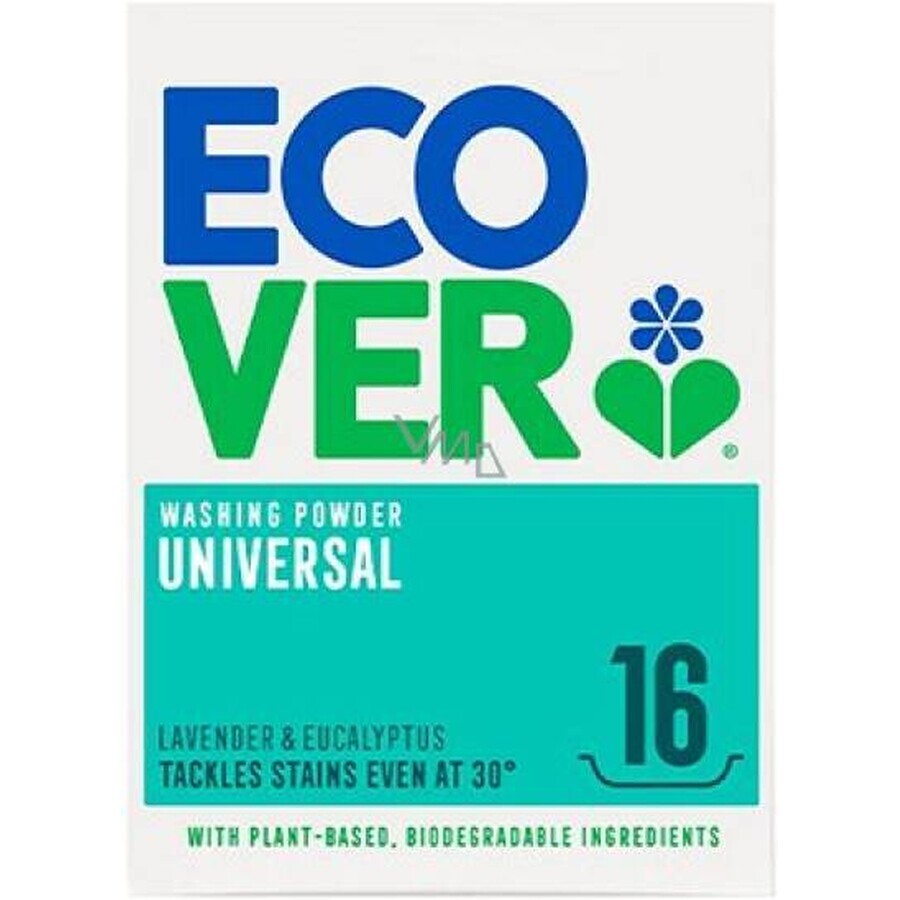 ECOVER Washing Powder Uni 1x16 PD, Washing powder