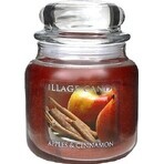 Village Candle Vela perfumada en vidrio - Manzana y canela, mediana 1×1 unid.