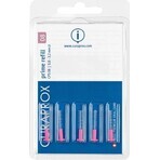 CURAPROX CPS 08 prime plus rosa 1×1 set, cepillos interdentales 5 piezas + soporte UHS 451