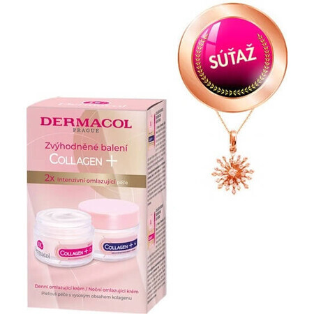 Dermacol Duopack Colagen plus cremă de zi + de noapte 1×100 ml, 50 ml + 50 ml