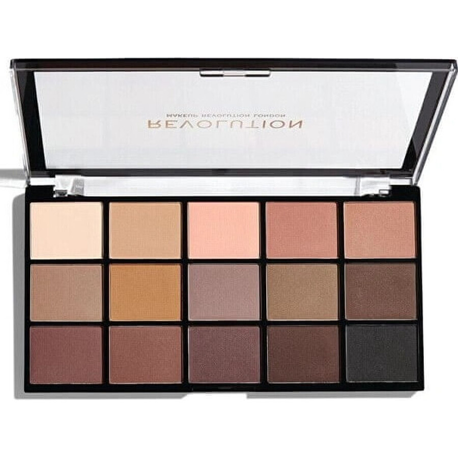 Revolution, Re-Loaded Basic Mattes, 1×16.50 g eyeshadow palette, eyeshadow palette