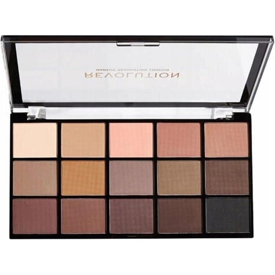 Revolution, Re-Loaded Basic Mattes, 1×16.50 g eyeshadow palette, eyeshadow palette