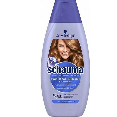 Schauma Power Volumen Shampoo 48H 1×400 ml 1×400 ml, Shampoo