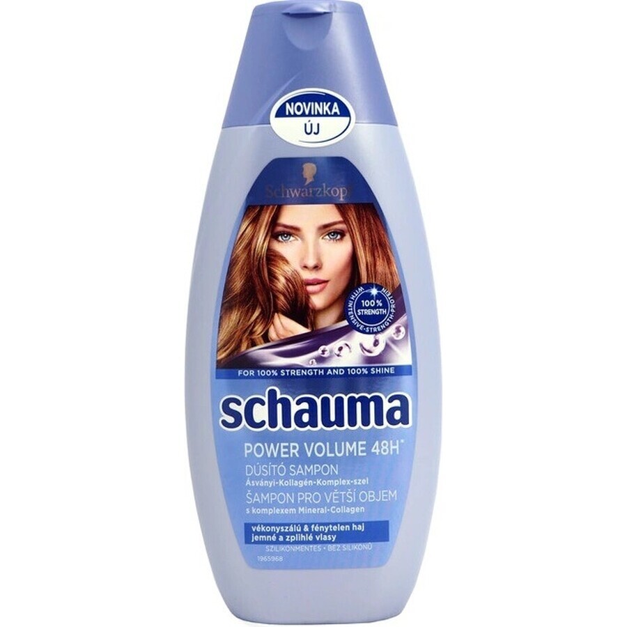 Schauma Power Volumen Shampoo 48H 1×400 ml 1×400 ml, Shampoo