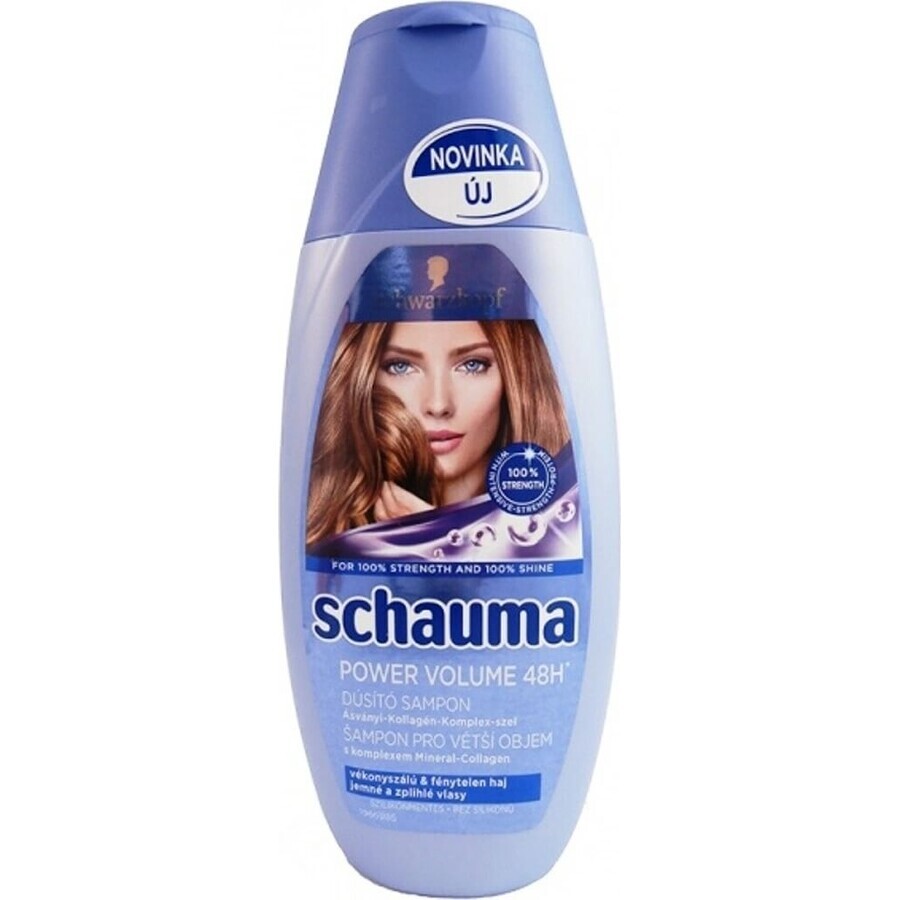 Schauma Power Volumen Shampoo 48H 1×400 ml 1×400 ml, Shampoo