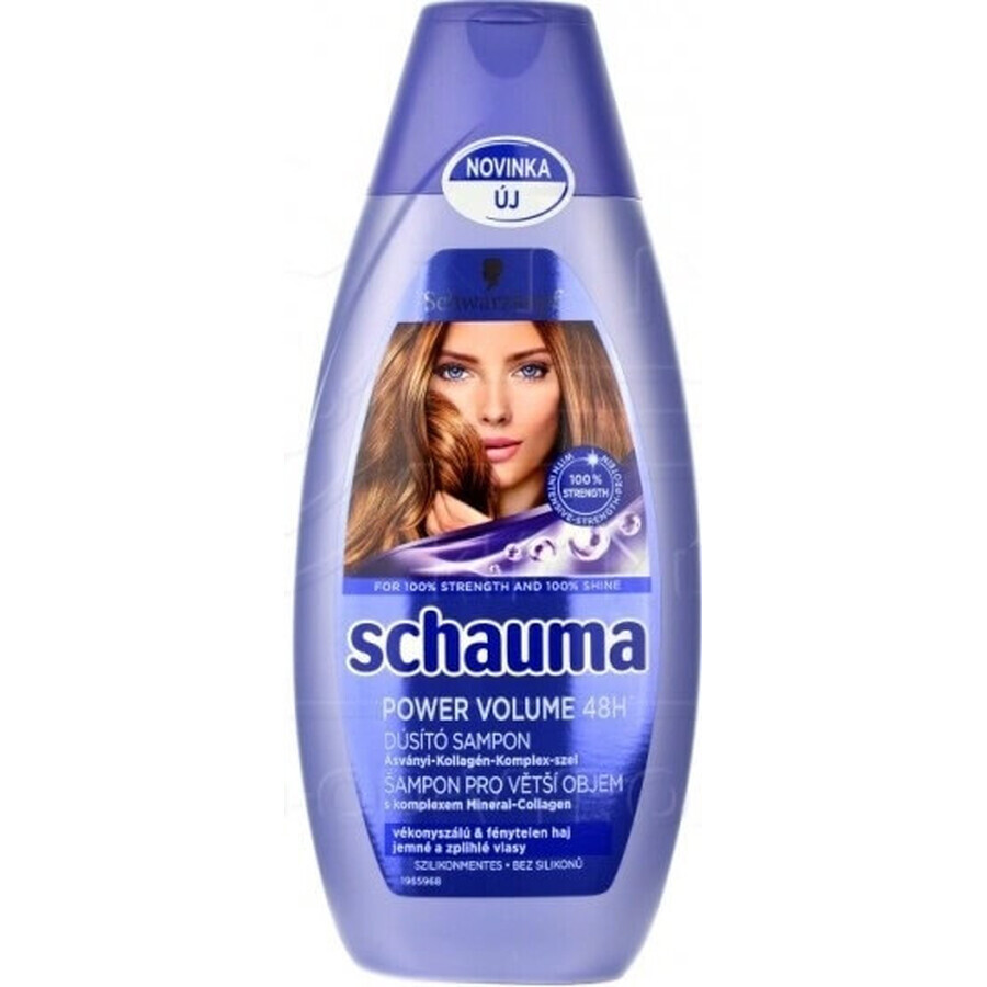 Schauma Power Volumen Shampoo 48H 1×400 ml 1×400 ml, Shampoo