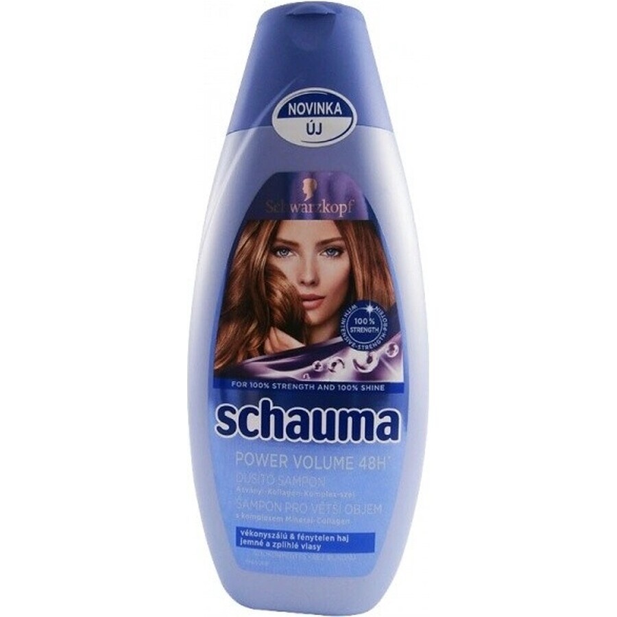 Schauma Power Volumen Shampoo 48H 1×400 ml 1×400 ml, Shampoo