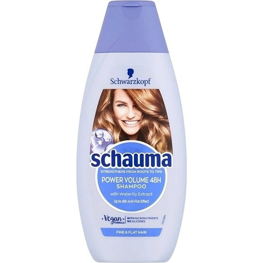 Schauma Power Volumen Shampoo 48H 1×400 ml 1×400 ml, Shampoo