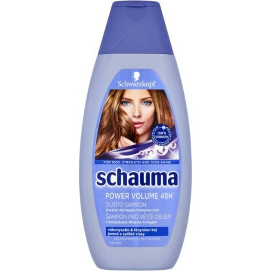 Schauma Power Volumen Shampoo 48H 1×400 ml 1×400 ml, Shampoo