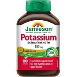 JAMIESON POTASIUM 100 mg PRECISION RELEASE 1×100 tbl, Kalium