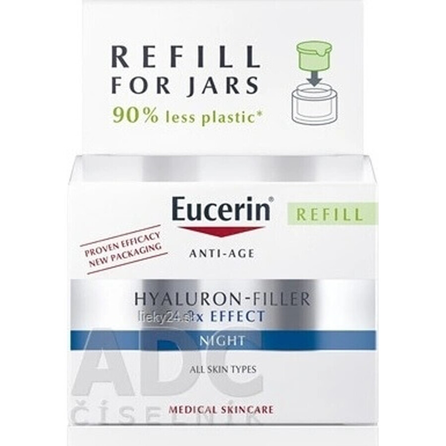 Eucerin HYALURON-FILLER+3xEFFECT Nachtcrème REFILL 1×50 ml