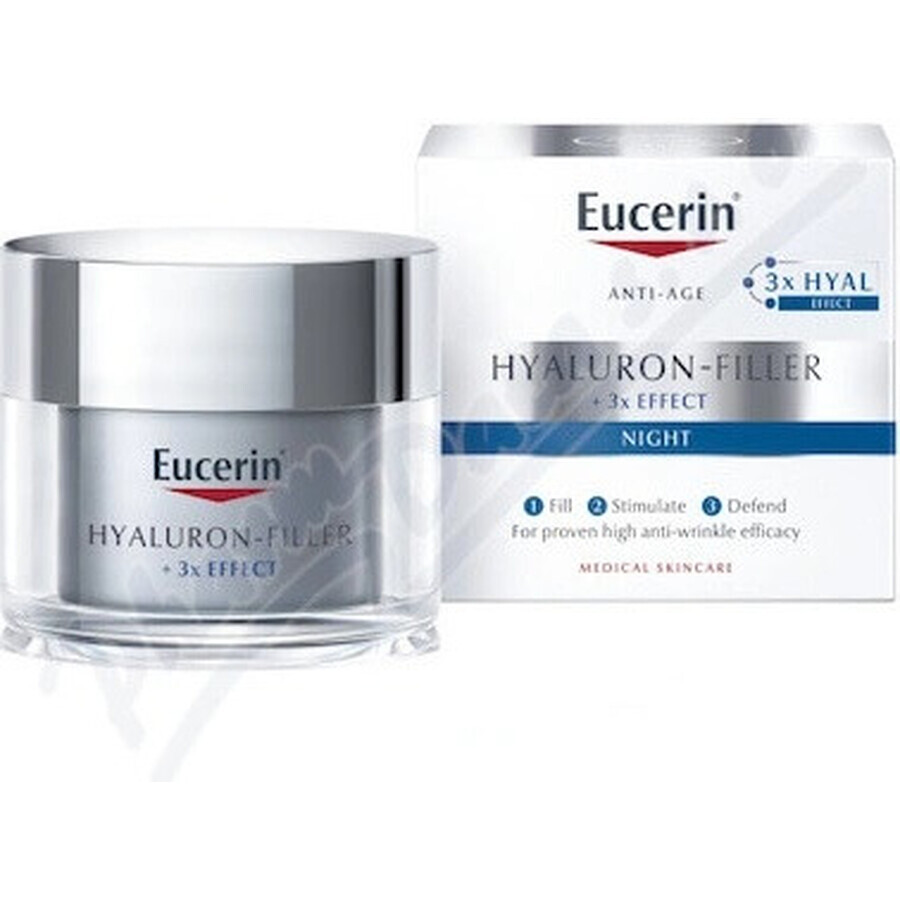 Eucerin HYALURON-FILLER+3xEFFECT Nachtcrème REFILL 1×50 ml