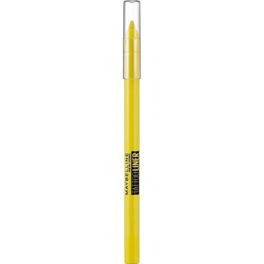 Maybelline New York Tattoo Liner Gel Pencil Gel Pencil 304 Citrus charge 1×1,3 g, Augenkonturenstift