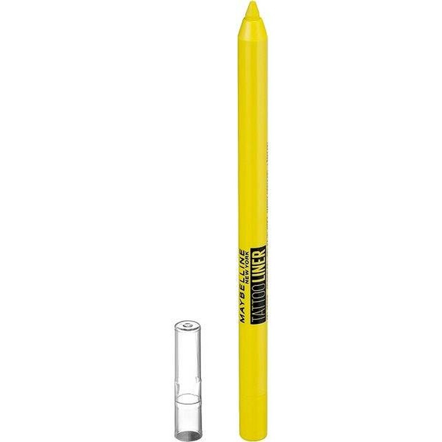 Maybelline New York Tattoo Liner Gel Pencil Gel Pencil 304 Citrus charge 1×1,3 g, Augenkonturenstift