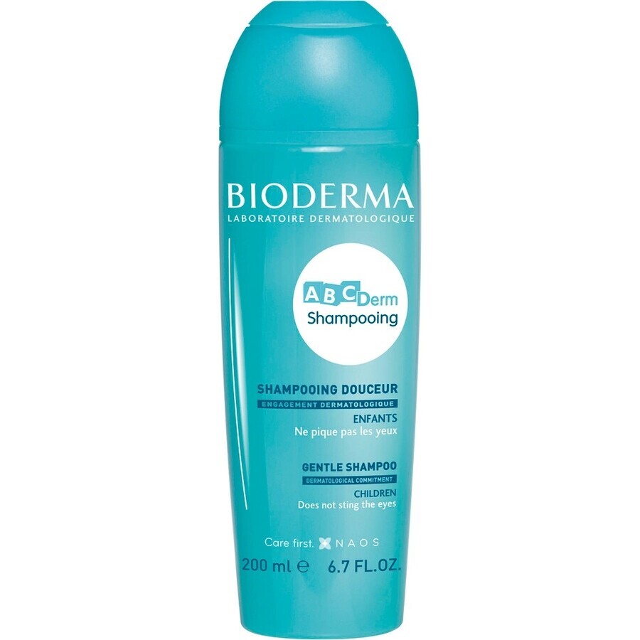 BIODERMA ABCDerm Shampoo voor baby's en kinderen 1×200 ml, shampoo voor huid en haar