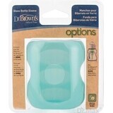 Dr.BROWN'S SILICONE WRAPING FOR GLASS FLAG 150ml 1×1 Stück, türkis, mit weitem Hals