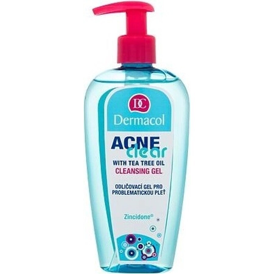 DERMACOL ACNECLEAR reinigingsgel 1×200 ml, reinigingsgel