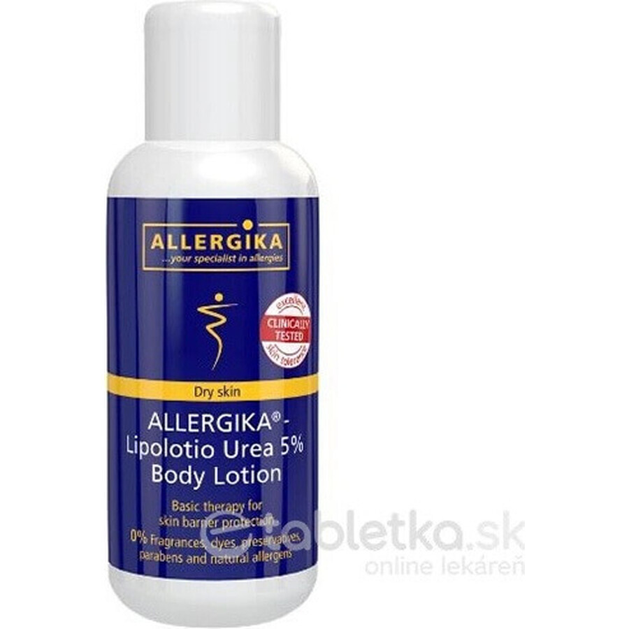 ALLERGIKA Lipolotio urea 5% 1×200 ml, Creme für atopische Haut