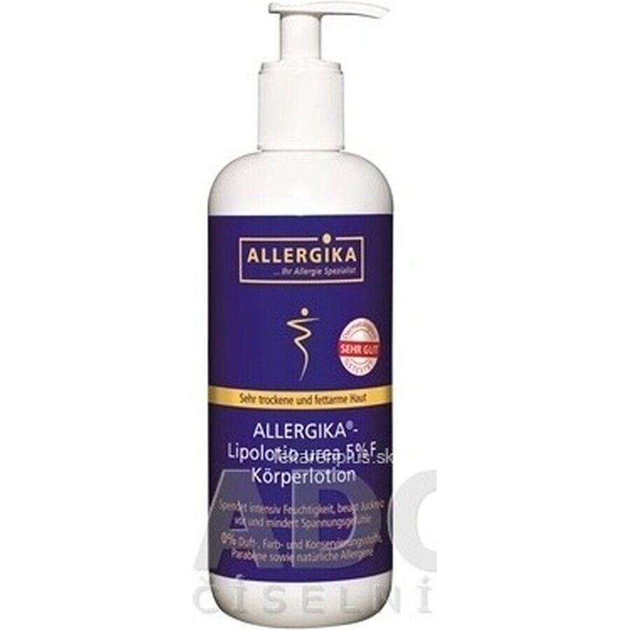 ALLERGIKA Lipolotio urea 5% 1×200 ml, Creme für atopische Haut