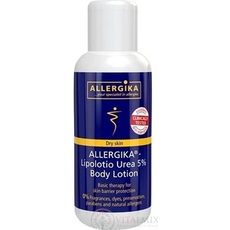 ALLERGIKA Lipolotio urea 5% 1×200 ml, Creme für atopische Haut