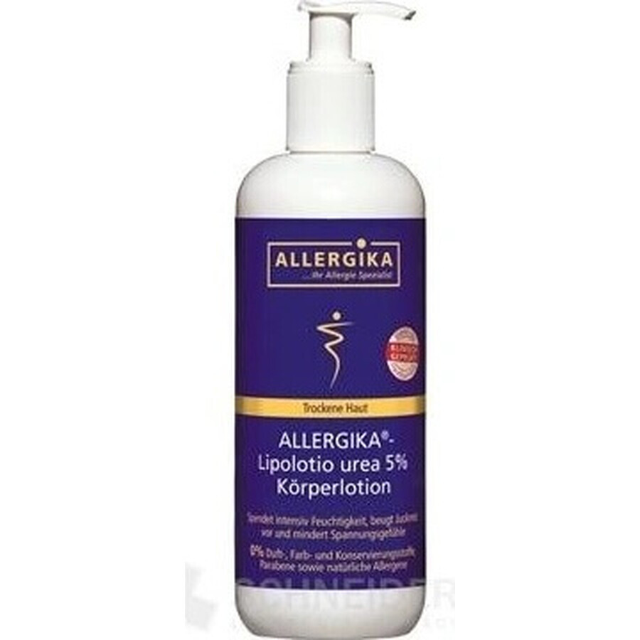 ALLERGIKA Lipolotio urea 5% 1×200 ml, Creme für atopische Haut