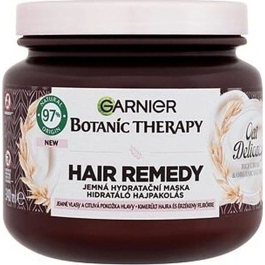 Garnier Botanic Therapy Remedio Capilar Delicadeza de Avena Mascarilla Capilar Hidratante Suave 1×340 ml, mascarilla capilar 340 ml