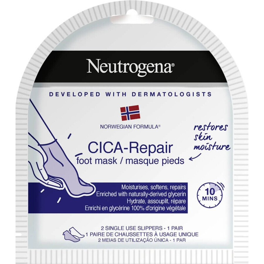 NEUTROGENA NR CICA masque de pied 1x1 paire