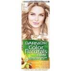 Garnier Color Naturals Tinte Permanente 8.1 Rubio Claro Platino 1×1 pieza, color de pelo