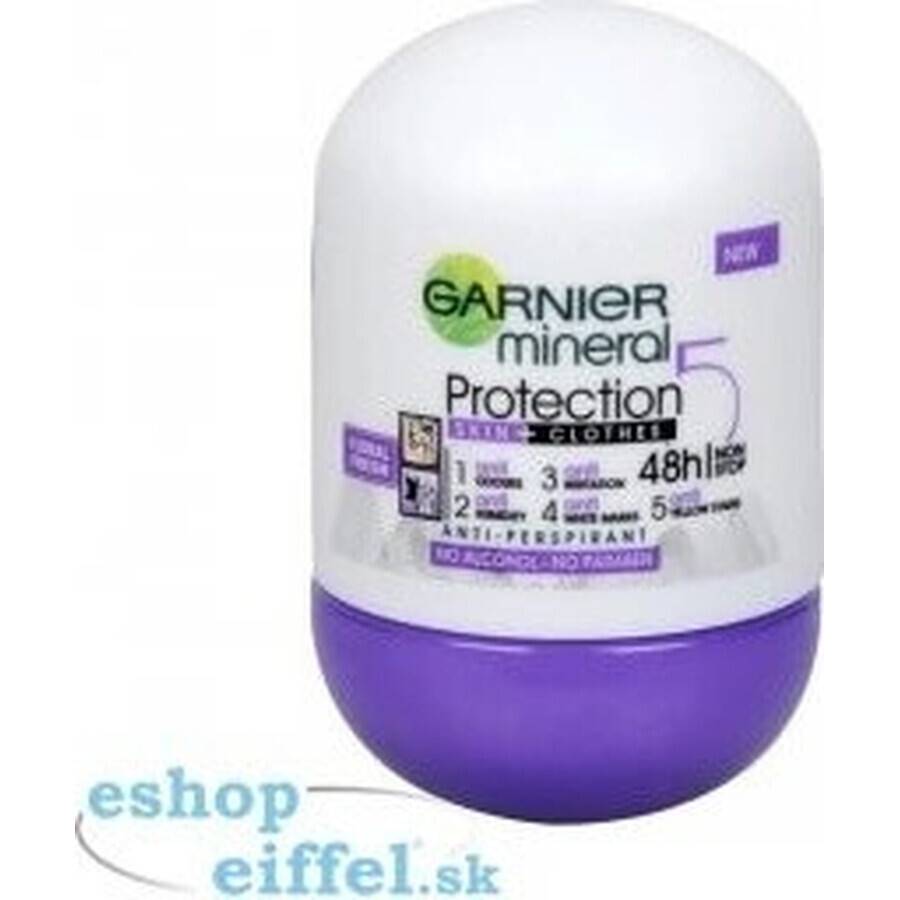 Garnier Mineral Protection 48h 1×50 ml, antitranspirante perla