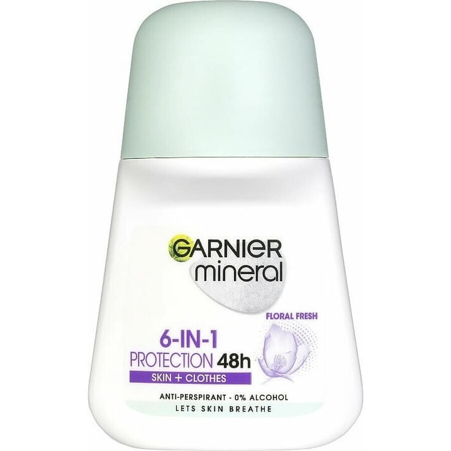 Garnier Mineral Protection 48h 1×50 ml, antitranspirante perla