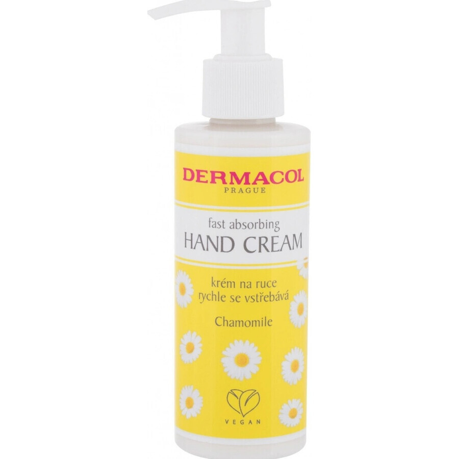 Dermacol Cremă de mâini cu absorbție rapidă Mușețel 1×150 ml, cremă de mâini