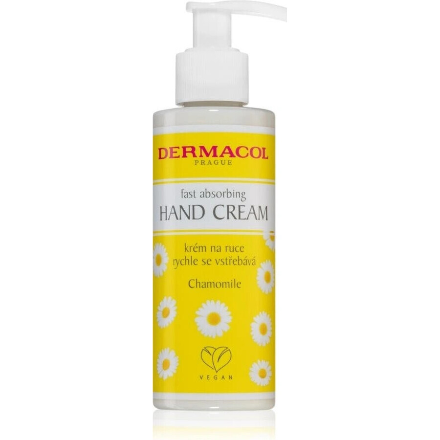 Dermacol Cremă de mâini cu absorbție rapidă Mușețel 1×150 ml, cremă de mâini