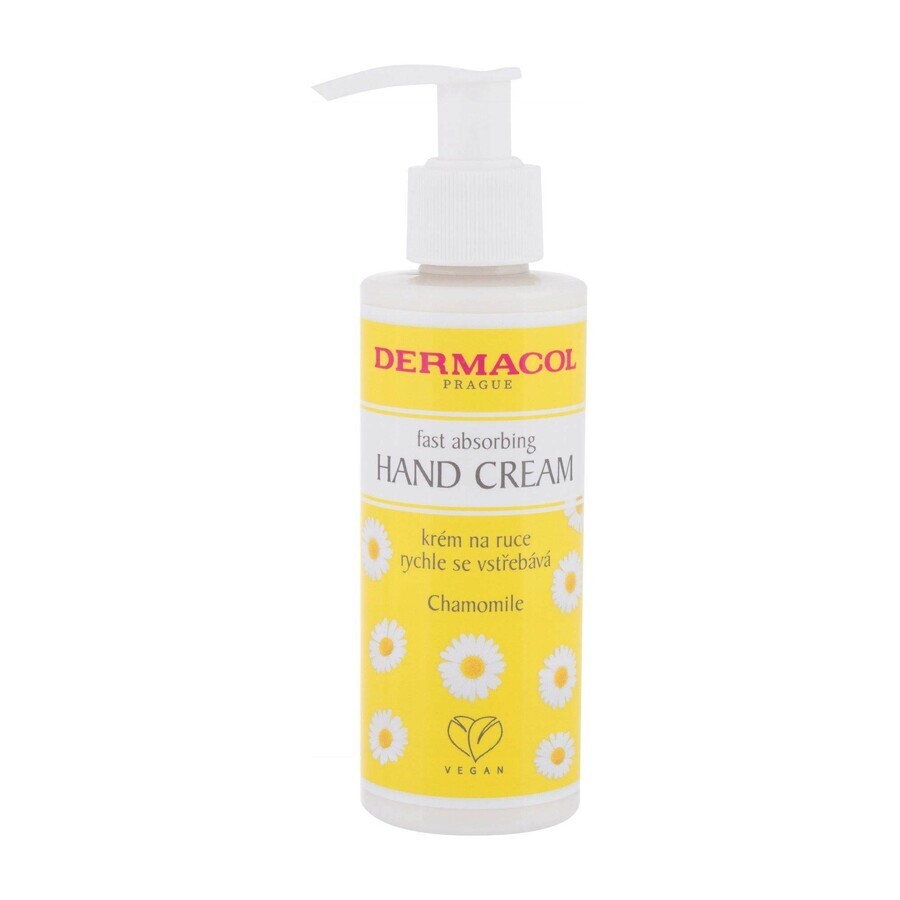 Dermacol Cremă de mâini cu absorbție rapidă Mușețel 1×150 ml, cremă de mâini