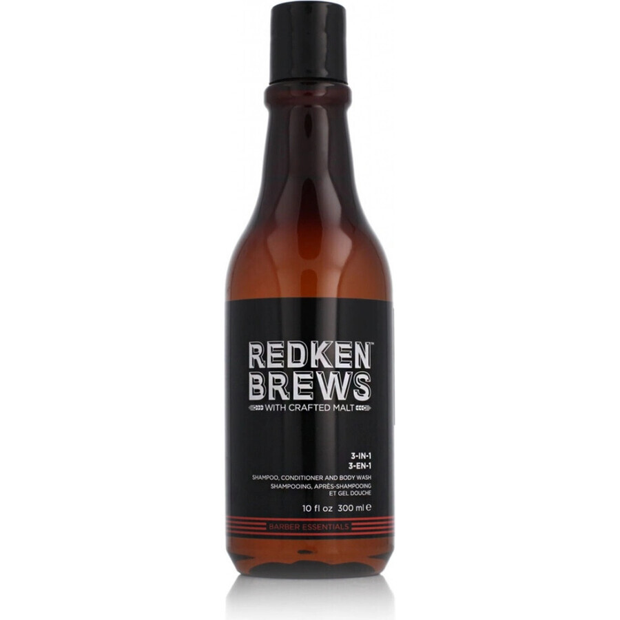 Redken Brews 3 in 1 Shampoo Brews 1×300 ml, Shampoo