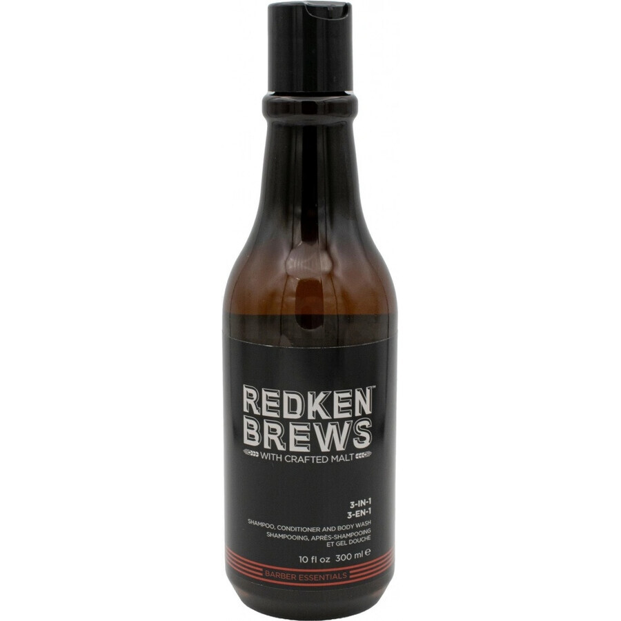 Redken Brews 3 in 1 Shampoo Brews 1×300 ml, Shampoo