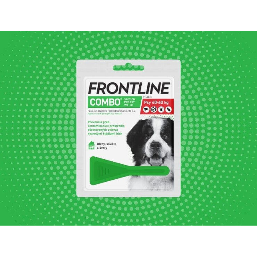 FRONTLINE COMBO spot-on for dogs XL 1x4,02 ml, solution for dogs (40-60 kg)