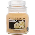 Village Candle Vela Perfumada en Botella - Vainilla Cremosa - Helado de vainilla, mediana 1×1 ud.