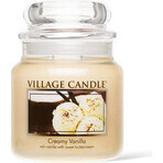 Village Candle Vela Perfumada en Botella - Vainilla Cremosa - Helado de vainilla, mediana 1×1 ud.