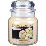 Village Candle Vela Perfumada en Botella - Vainilla Cremosa - Helado de vainilla, mediana 1×1 ud.