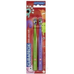 CURAPROX CS KIDs, brosse à dents DUO Edition 1×2 pcs, brosse à dents pour enfants