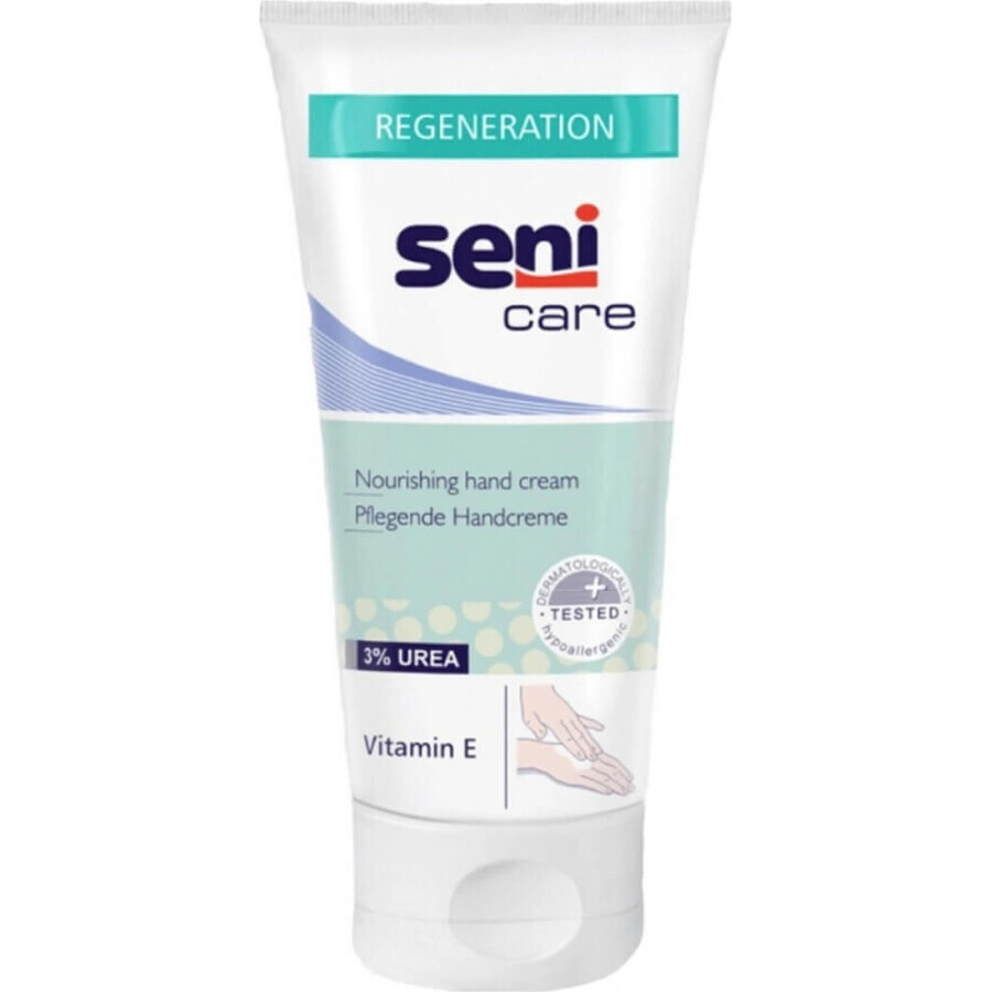 Seni Care Crema mani nutriente al 3% di urea, rigenerante 1x100 ml