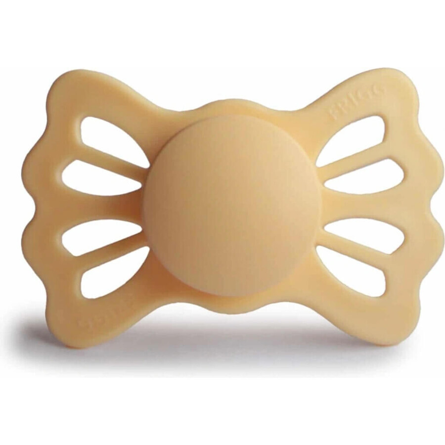 FRIGG FRIGG Lucky symmetric silicone pacifier Sage, 0-6m 1×1 pc, silicone pacifier