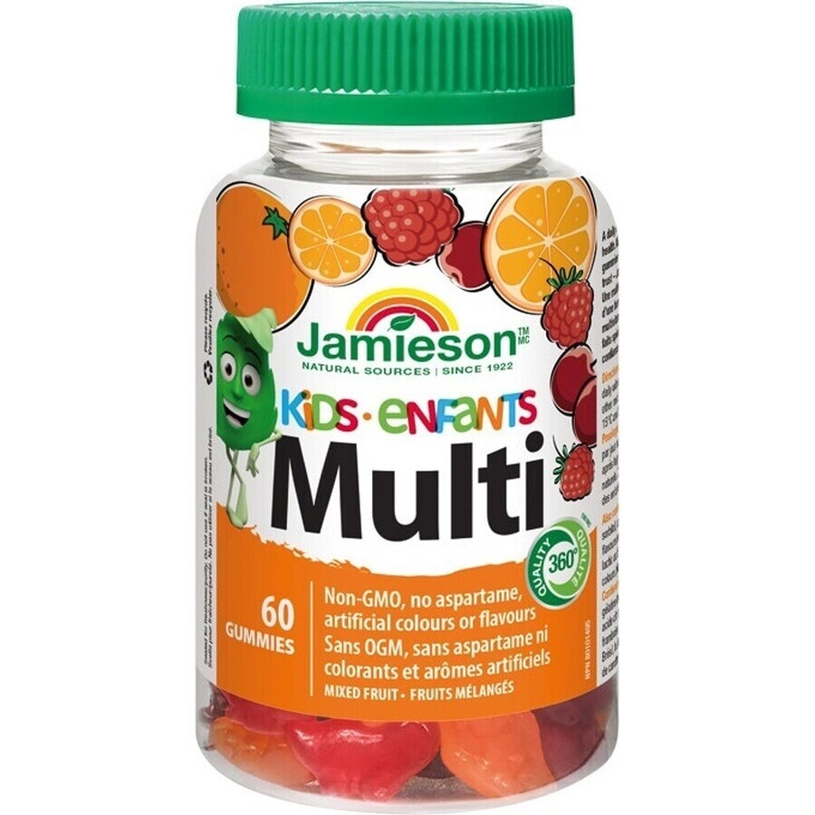 JAMIESON Multi kids GUMMIES 1×60 pcs, multivitamins