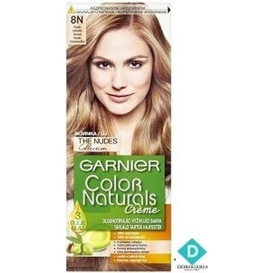 Garnier Color Naturals coloration permanente 8N coloration permanente 8N blond moyen 1×1 pièce, coloration cheveux