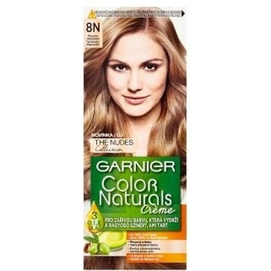 Garnier Color Naturals coloration permanente 8N coloration permanente 8N blond moyen 1×1 pièce, coloration cheveux