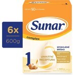 Sunar Complex 1 6×600 g, Säuglingsmilch, ab Geburt